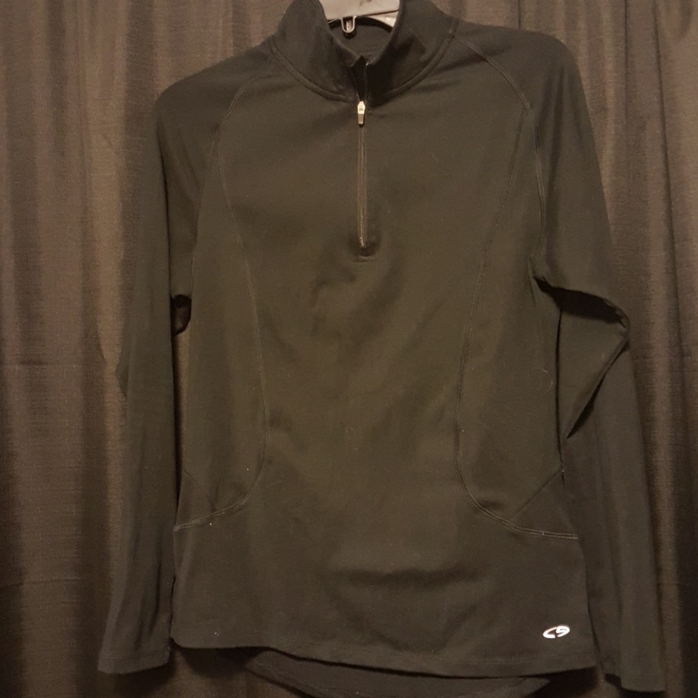 Champion black half zip